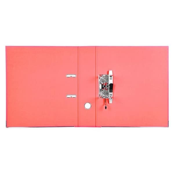 Spakmapp liderpapel a4 documenta kartongkantad 1,9 mm rygg 75 mm rado metallic röd färg