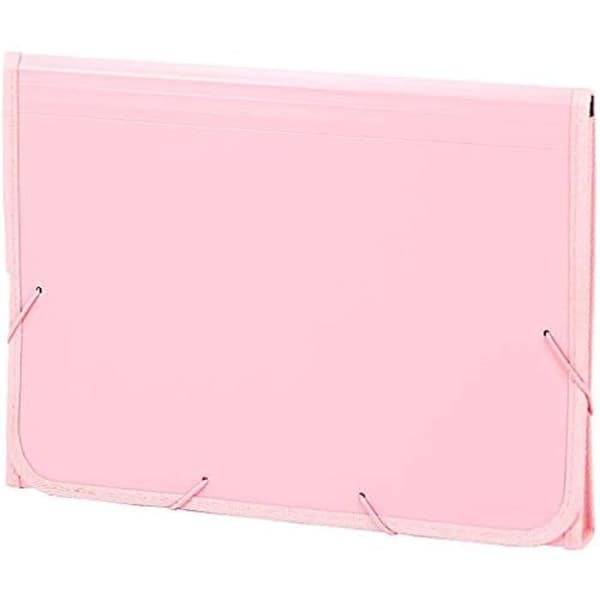 Mapp - Carchivo - Mjuk - 13 Fack - Polypropen - Pastellrosa