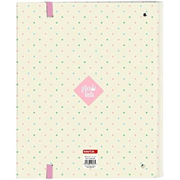 Pärm - GLOWLAB - Magic Flow - 4 ringar á 35 cm - 100 A4-ark - Beige