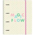 Miniatyrbild 1 av 2: Pärm - GLOWLAB - Magic Flow - 4 ringar á 35 cm - 100 A4-ark - Beige