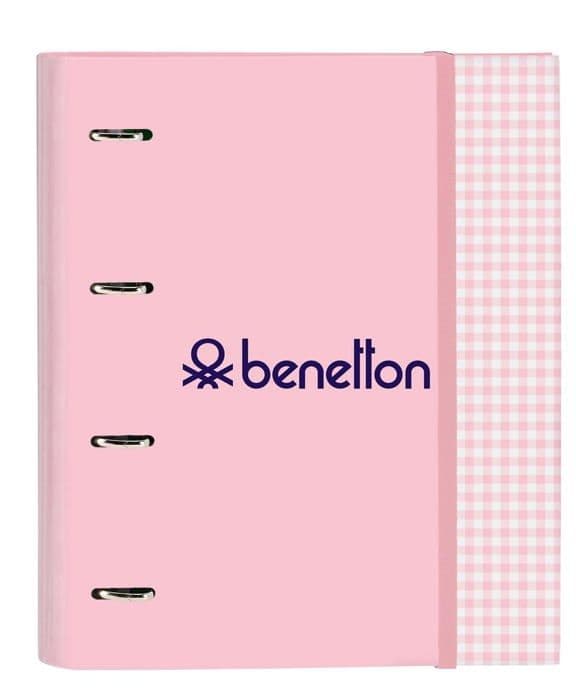 Safta Pärm - 512253666 - Pärm 4 Ani 35 mm med Benetton Vichy refill 27 x 32 x 3,5 cm, Flerfärgad ()
