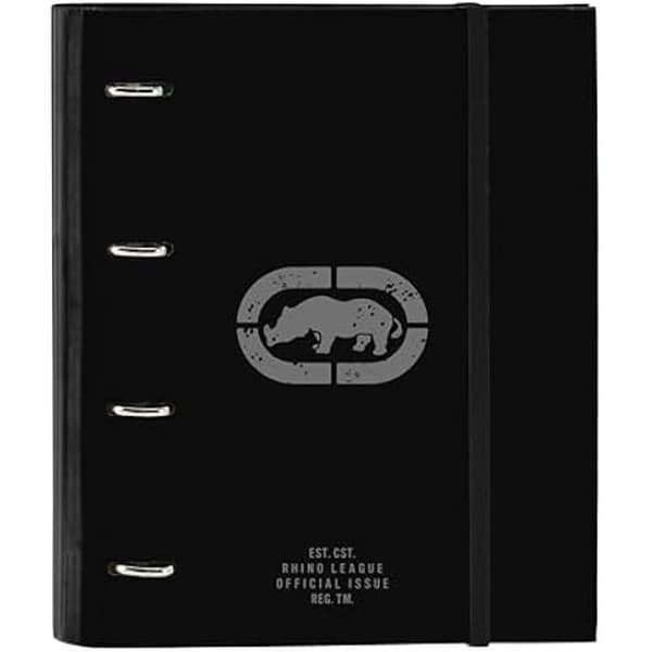 Safta ECKO UNLTD. RHINO 4-ringspärm 35 cm med 100 A4-ark, idealisk för barn i olika åldrar, bekväm och