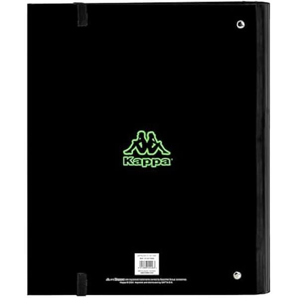 SAFTA KAPPA SVART pärm - 4 ringar 35cm - 100 A4-ark - Barn - Svart