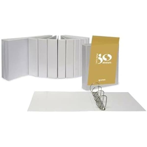Ringbindare - GRAFOPLÁS - 3666570 - PVC - A3 - Vit - 4 ringar (40 mm)