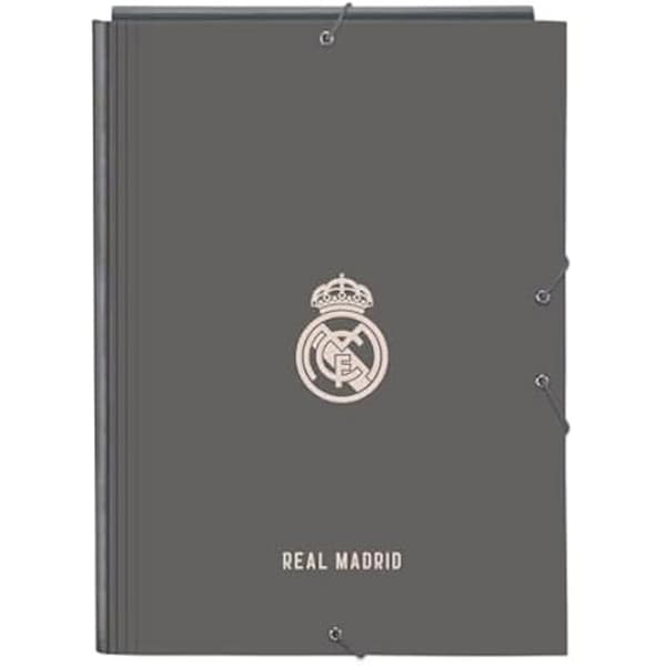 Klassisk pärm - SAFTA - Real Madrid 3:e lag 24/25 - Blå - Med ringar - För barn