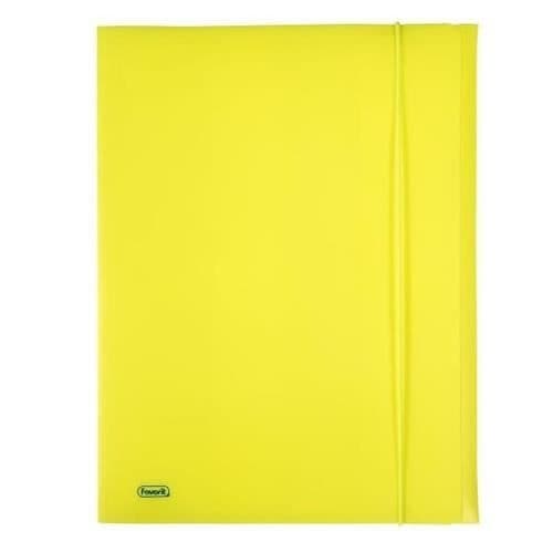 FAVORIT 400102283MAPP MED 3 FLAPPAR ELASTIK, 24X 33CM, NEONGUL