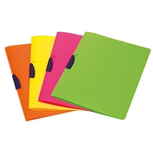 FELLOWES SHOCKING FILE CLIPPER MAPP, PAKET MED 4 I ASSORTERAD FLOORSCE