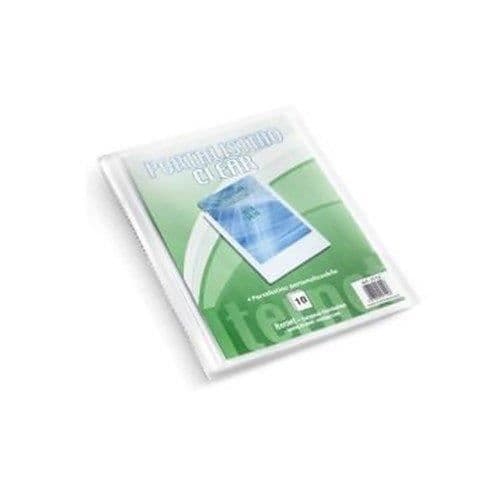 PLASTIDEA PORTALISTINO CLEAR PERSONALIZZABILE 10 FOGLI TRASPARENTI