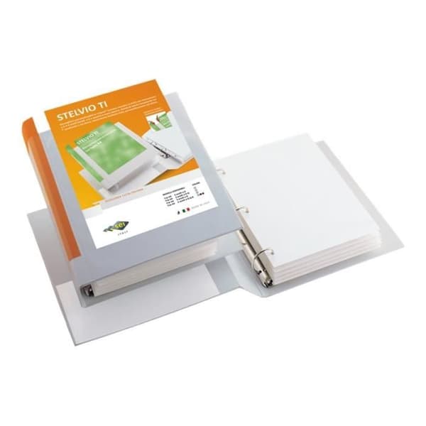 SEI STELVIO TI Anpassningsbar ringpärm 55 mm A4, 220 x 300 mm vit