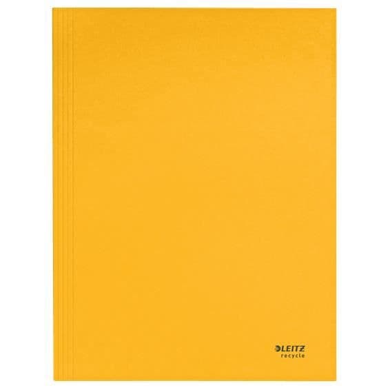 LEITZ PARTFIL 3 FLAGAR A4 ÅTERVINNING 100% GUL 39060015