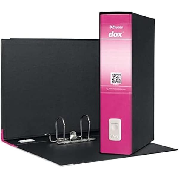 Ringpärm - ESSELTE - Rexel D26200 - Fuchsia - 28 500 cm - Organisera dina dokument med stil