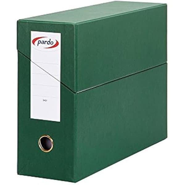 Horisontell Mapp - PARDO - 245704 - 80 mm - Grön - Med ringar
