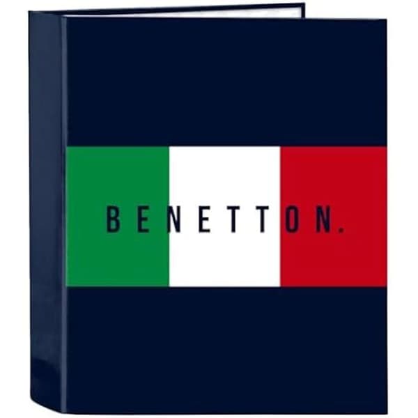 Klassare - SAFTA - Benetton Flag - 4 ringar - Hårda omslag - Idealisk för barn