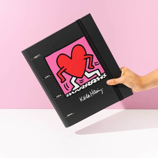 Classeur med 4 ringar Keith Haring