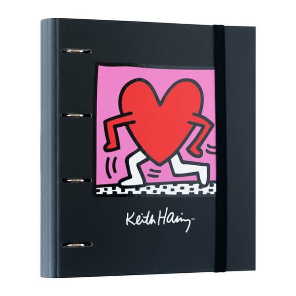 Classeur med 4 ringar Keith Haring