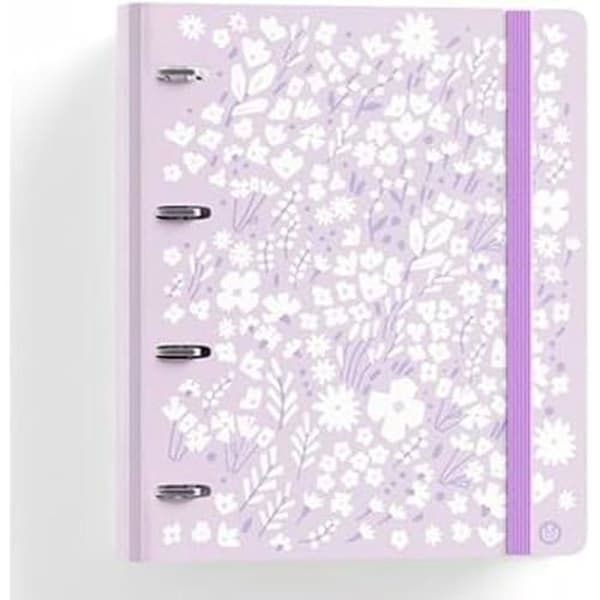Mattblock Malva A4 ringpärm - CARCHIVO - Med ringar - Polypropen - Mauve