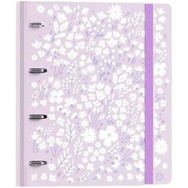 Mattblock Malva A4 ringpärm - CARCHIVO - Med ringar - Polypropen - Mauve