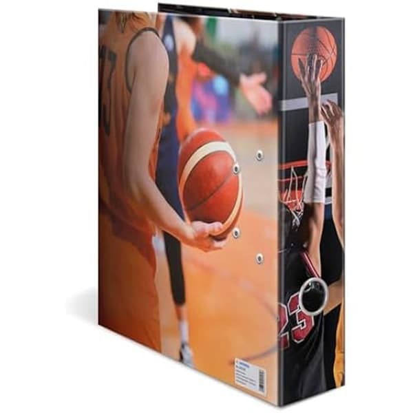 Lättpärm A4 - HERMA - Modell 20105 - Sportmotiv - Rygg 70 mm - Blank yta