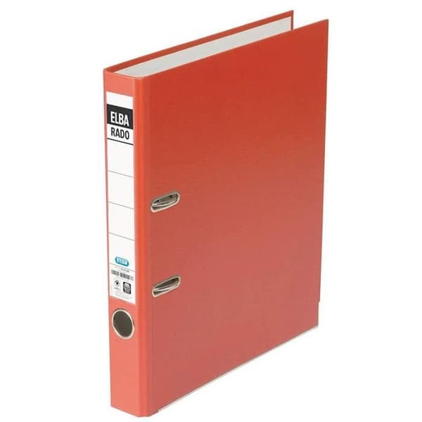 Elba klassurerad glänsande A4-format A4, med smal rygg (1 styck) röd - 10414RO