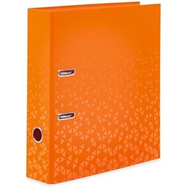 A4 pärm - HERMA - 20124 - Orange - 7 cm - Sober och glänsande design