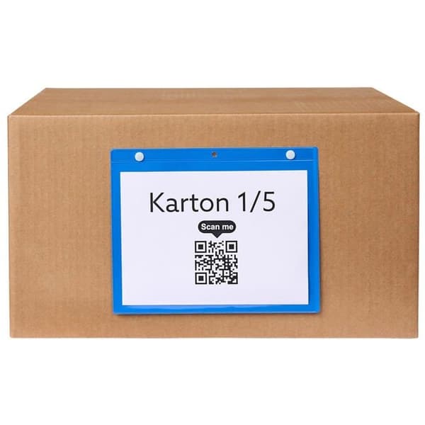 Krog Binder Marking Bag med Aufhangel ochung, A4 liggande format, 25 st Röd