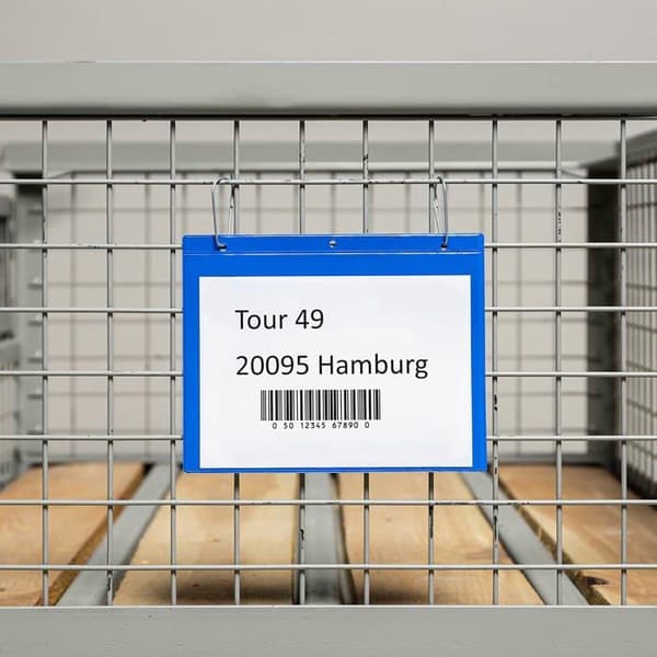 Krog Binder Marking Bag med Aufhangel ochung, A4 liggande format, 25 st Röd