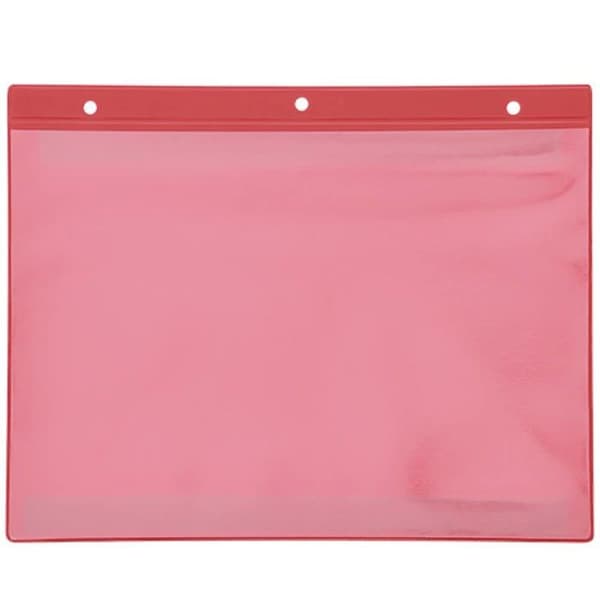 Krog Binder Marking Bag med Aufhangel ochung, A4 liggande format, 25 st Röd