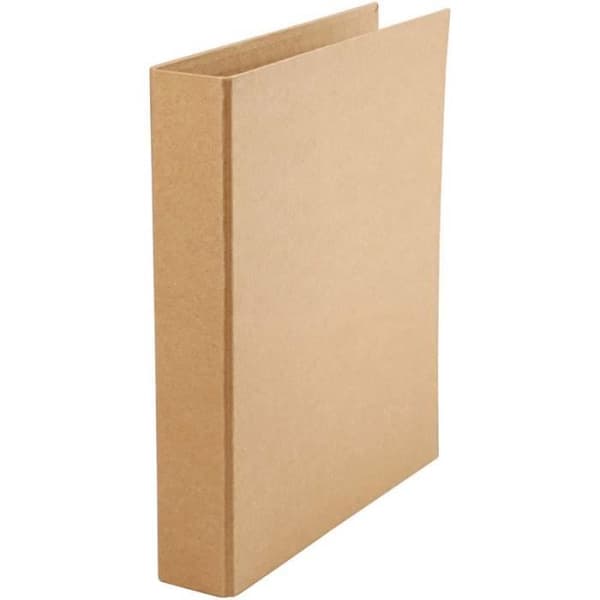 Registreringspärmar - Ej specificerat - 26764 - 2 ringar - Obehandlad kartong - Brun
