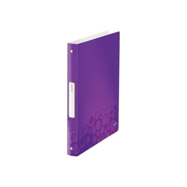 Ringpärm - Leitz - A4 - Metallic lila - För 200 ark - Professionell