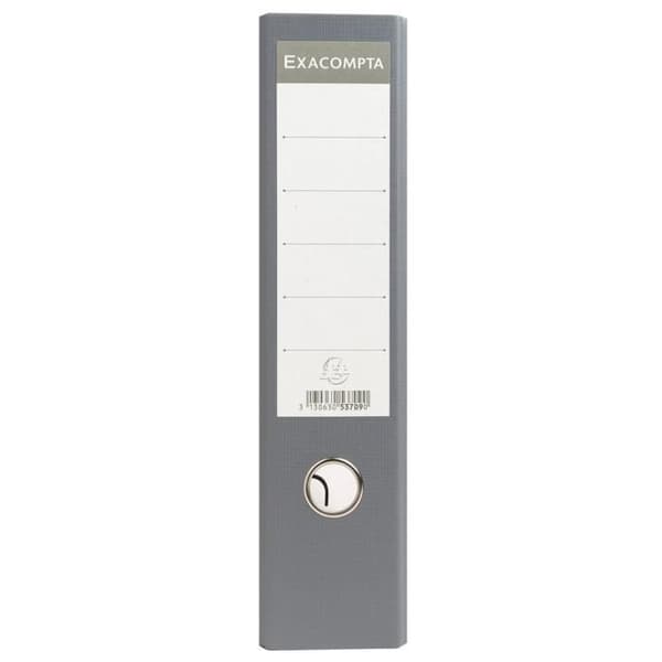 EXACOMPTA "Prem'Touch" spakbågsfil A4 gråmarmorpapper 80 mm rygg