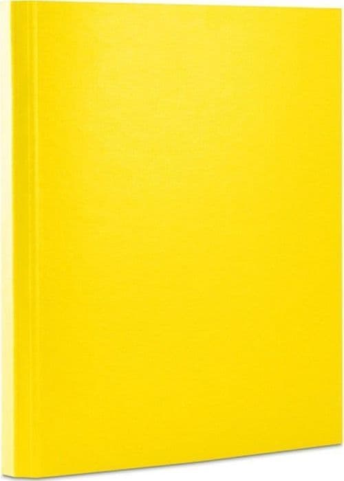 Kontorsprodukter Kontorspärmar med velcro, KONTORSPRODUKTER, PP, A4/4 cm, 3 flikar, gul