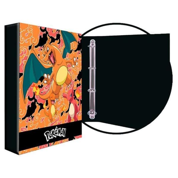 Classeur - CyP Bra - Charmander - 4 ringar - Orange - A4 - Officiell produkt