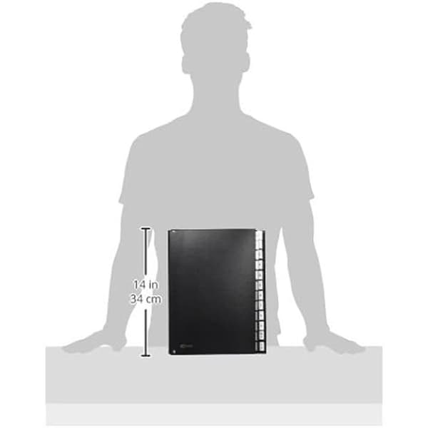 Klassisk - PARDO - 82401 - Kartong A-Z - Svart - Med spak - Blandet