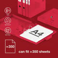 Miniatyrbild 4 av 4: Classeur Orplast - OR0024 - Ny A4 plåthäfte 50 mm röd ()