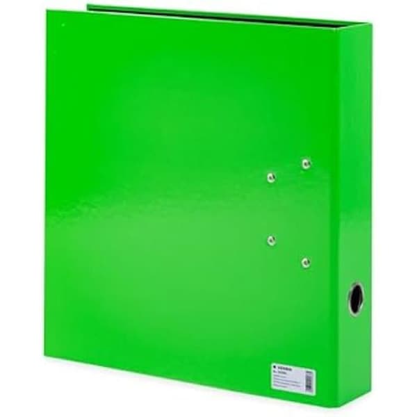 A4-pärm - HERMA - 20066 - Fluogreen - 7 cm - Spolemekanism - Papp