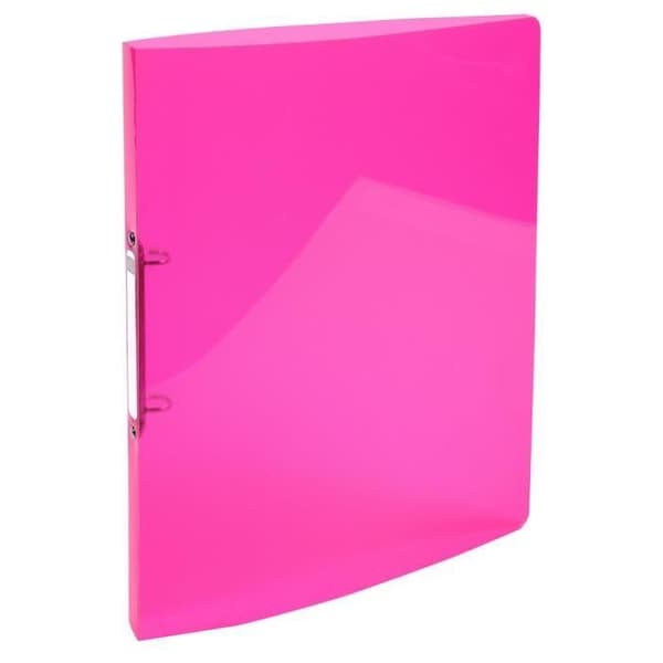 Binder 2 ringar 15mm IDERAMA PP polypropen 5/10e - A4 Rosa