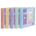 Miniatyrbild 1 av 4: Klippbok - Kreacover - Pastell - 2 ringar 30mm - A4 - Transparent polypropylene