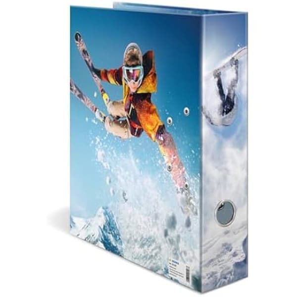 Häfthandling A4 - HERMA - Modell 20108 - Vintersport - 70 mm - Fast kartong