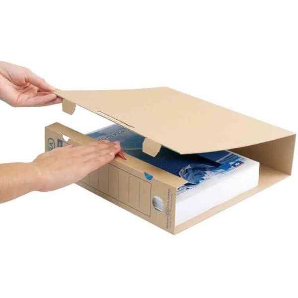 30 x tric Systemarkivmapp, naturbrun