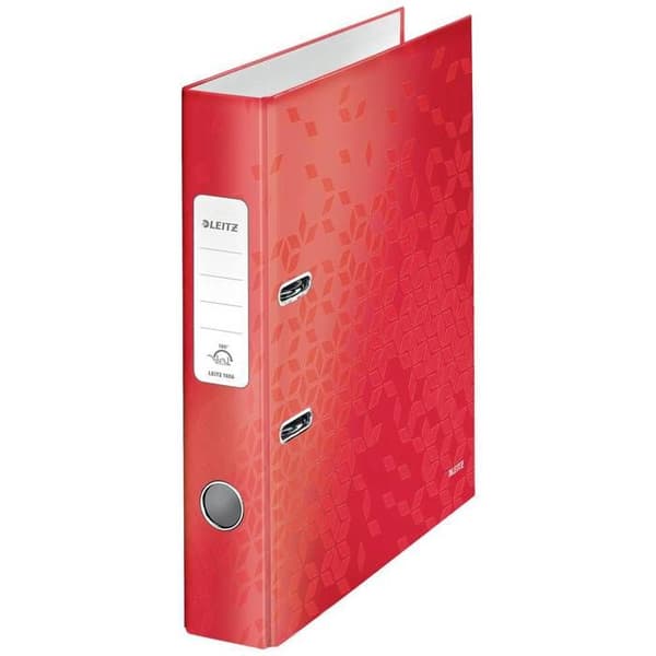 Leitz Pärm DIN A4 Ryggbredd: 52 mm röd 2 fästen 10060026