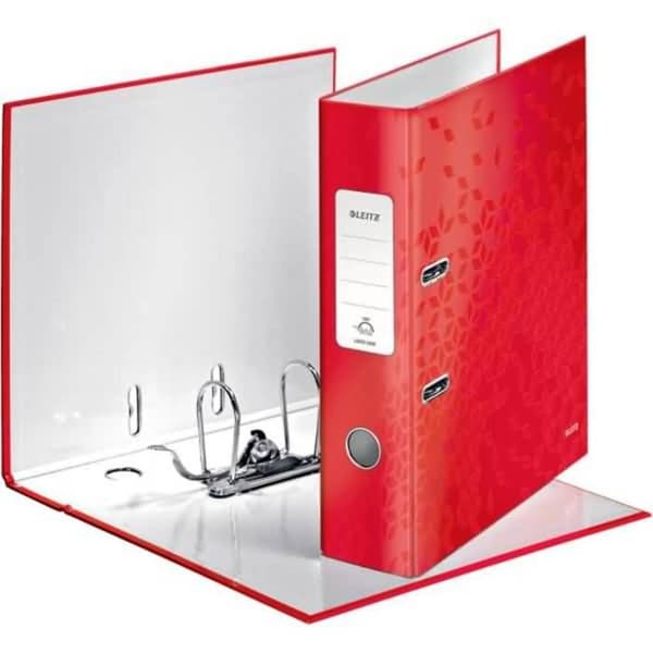 Leitz DIN A4 pärm Ryggbredd: 80 mm röd 2 fästen 10050026