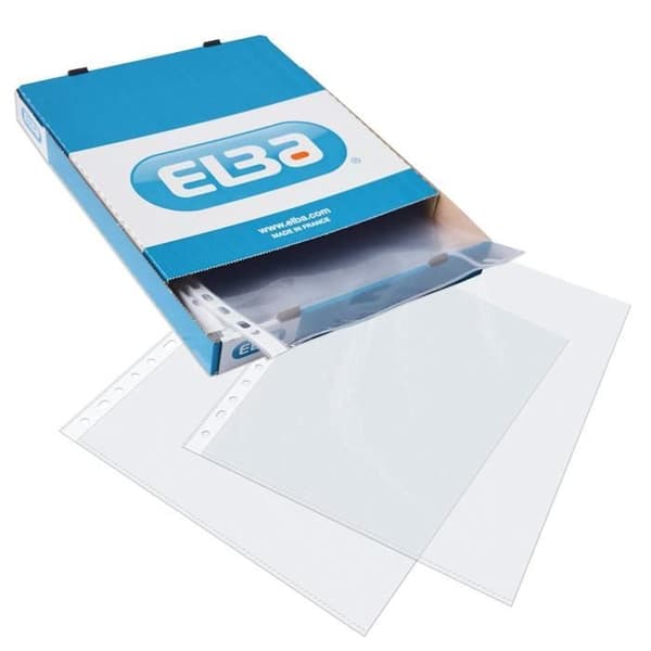 Elba-paket med 100 polypropenfickor Arkformat - 949535