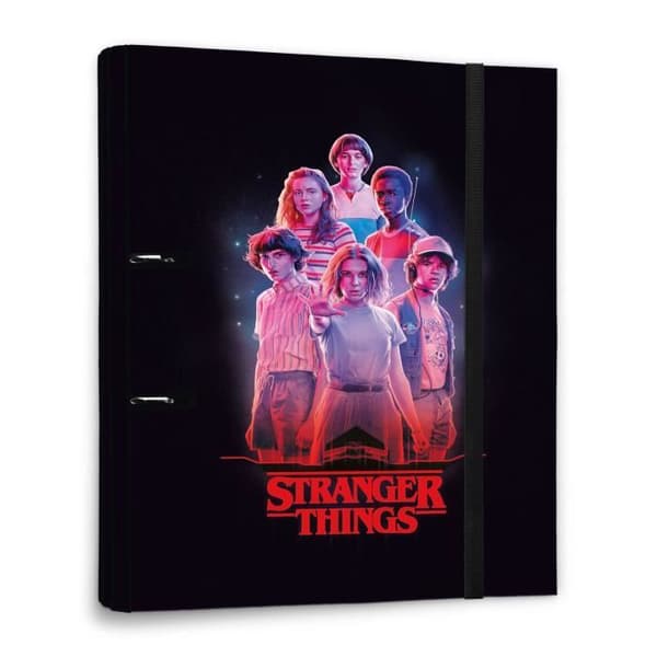 Pärm - Stranger Things - 2 ringar - Svart - Barn - Blandat