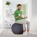Miniatyrbild 3 av 4: Sittball - Leitz - 65 cm - Mörkgrå - Stöder upp till 120 kg - Kipp-säker TÜV