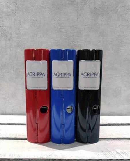 Gaffelpärm AGRIPPA A5 60mm svart