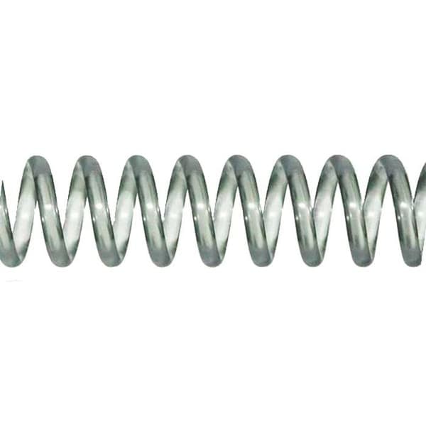 Dhp - Paket med 100 plastspiralbindningsspiraler, steg 5:1, 20 mm, klar