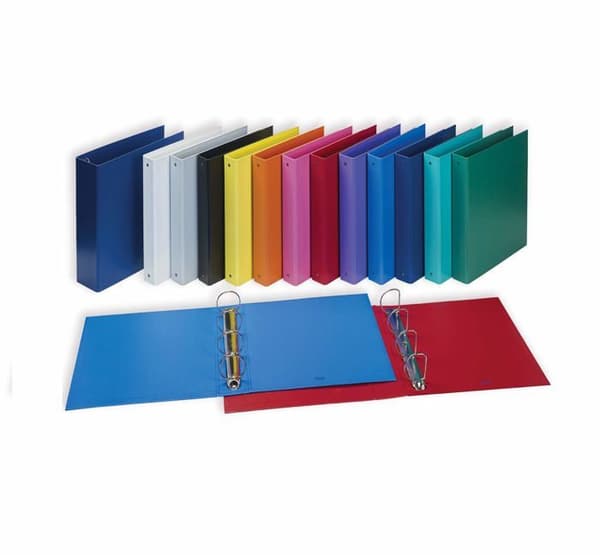 Bindning - plastpinne - transparent - Elba-omslag - 100460453 - Blå ringpärm