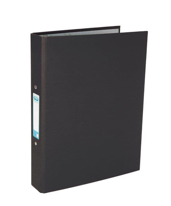 Elba - 400033510 - A4-papper på kartong 2 fästringar - Svart (pack med 10) olika färger