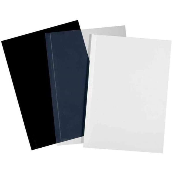 omslag, A4-format, transparent, plast