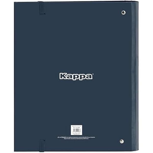 Safta Kappa Dark Navy 4-ringspärm 35 cm - Bekväm och idealisk för barn i olika åldrar